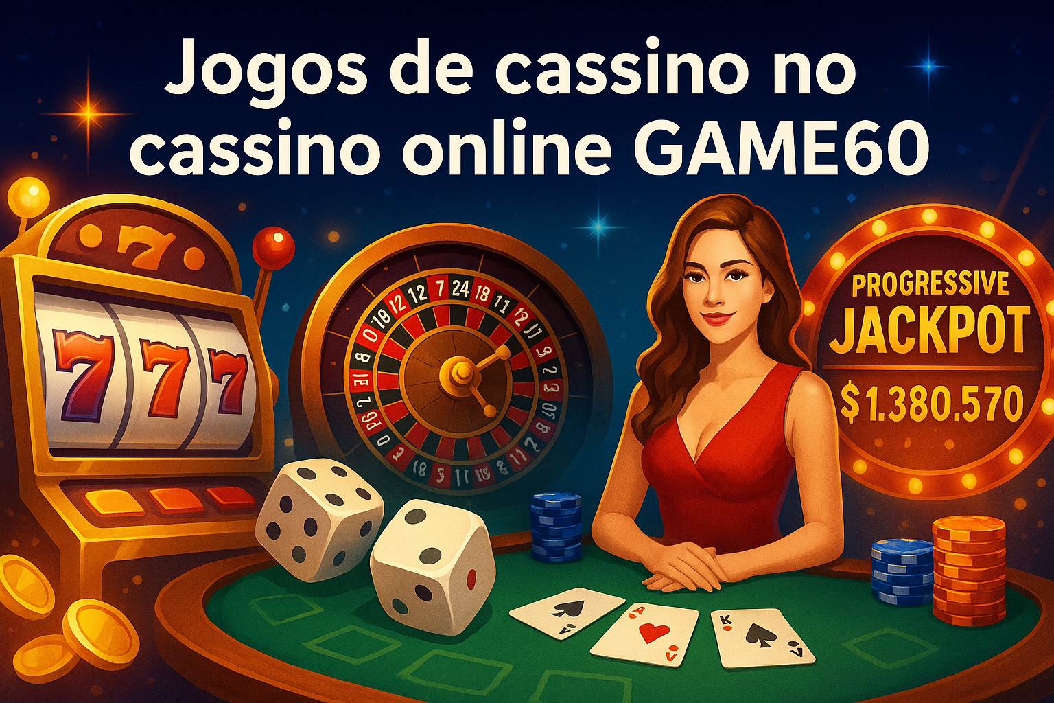 Jogos de cassino online inovadores e emocionantes na GAME60